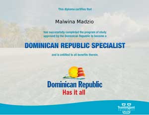 Certyfikat Dominican Republic Specialist