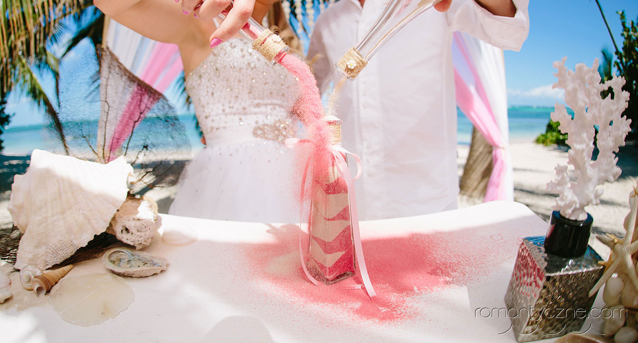 Ślub na Karaibach - ceremonia piasku