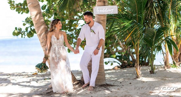 Nieszablonowy ślub Saona Island, Dominikana, zagraniczne podróże poślubne