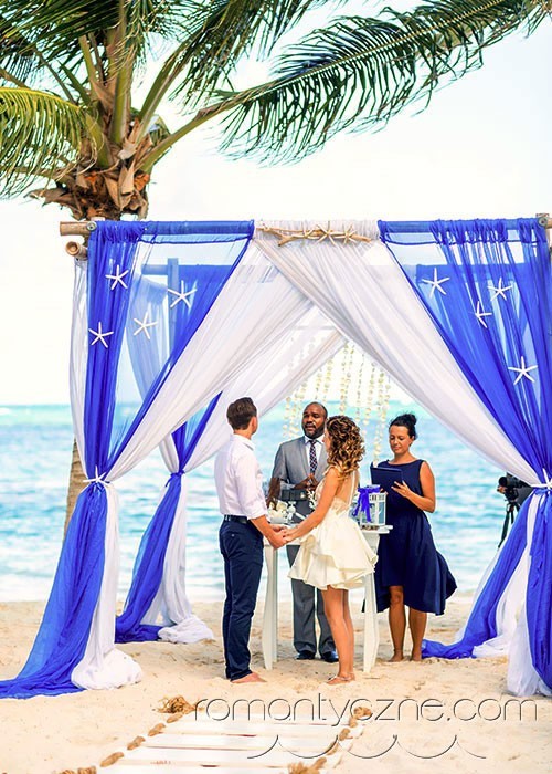 Ceremonia ślubna na plaży, Dominikana