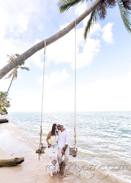Tropikalne śluby na prywatnej plaży, Dominikana