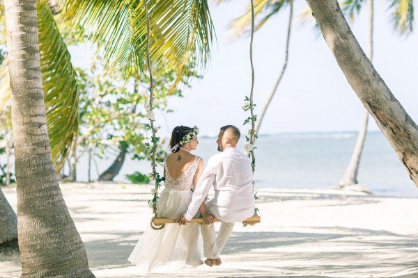 cereminia ślubna na plaży