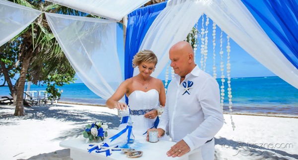 Śluby symboliczne na rajskiej plaży, organizacja ceremonii