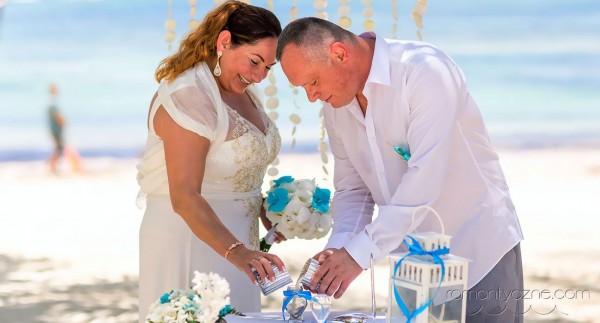 Ślub na prywatnej plaży, Dominikana