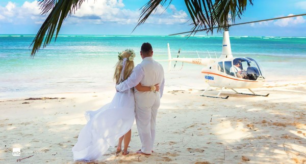 Śluby oficjalne na dominikańskiej plaży, romantyczne ceremonie
