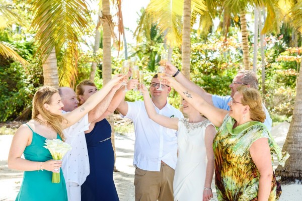 wesele z gośćmi na Dominikanie