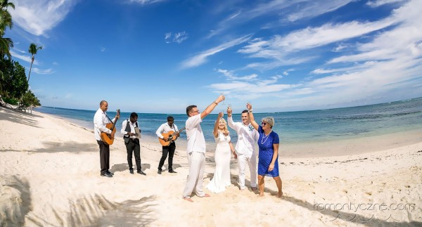 Śluby symboliczne na prywatnej plaży, Karaiby