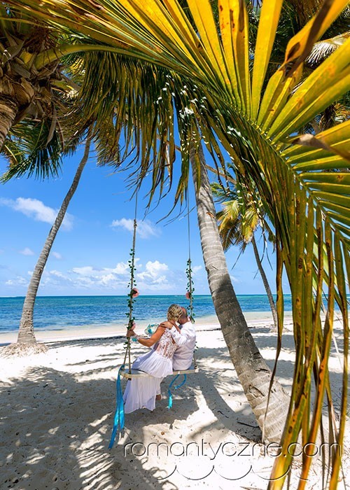 Tropikalne śluby, prywatna plaża