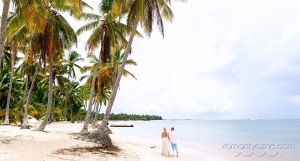Ślub w tropikach, prywatna plaża, sesje fotograficzne na plaży