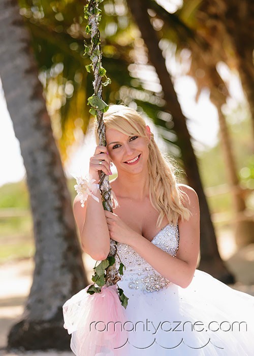 Nieszablonowy ślub na dominikańskiej plaży, zagraniczne podróże poślubne