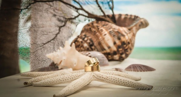 Śluby za granicą na prywatnej plaży, tropikalne śluby