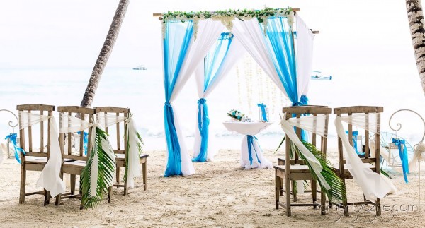 Tropikalne śluby, karaibski turkus