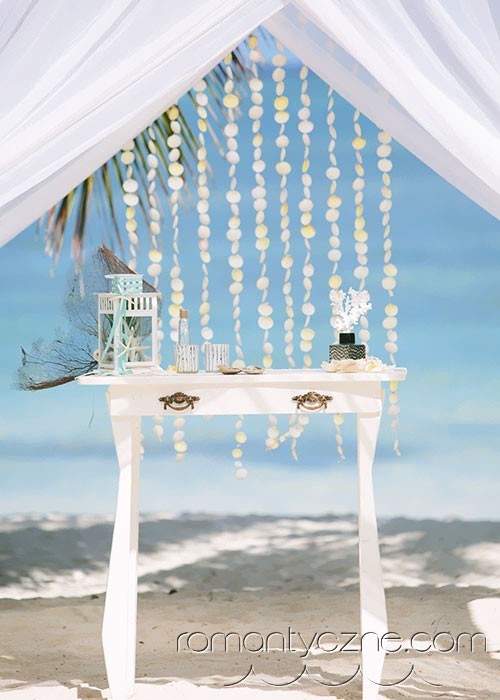 Śluby oficjalne na tropikalnej plaży, organizacja ceremonii