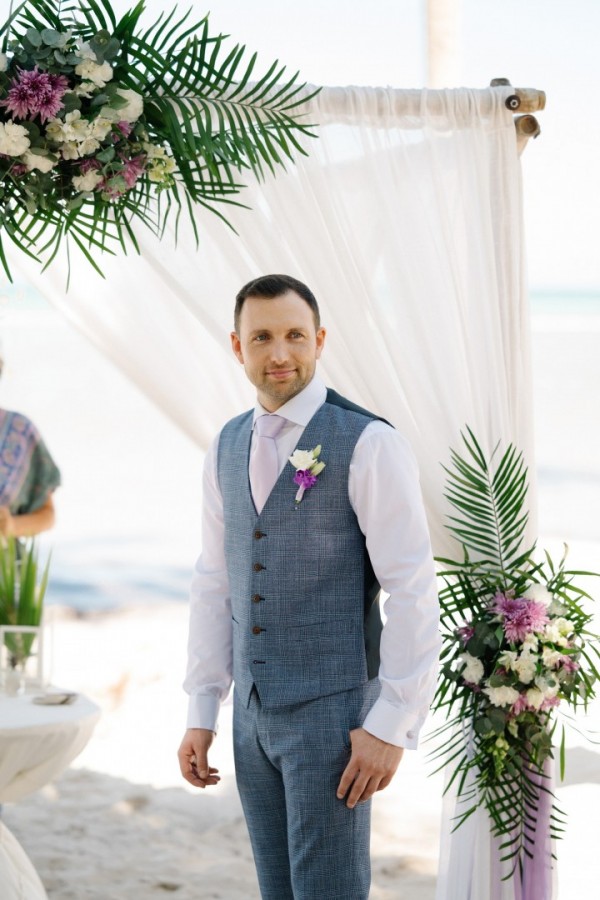 dekor z żywych kwiatów