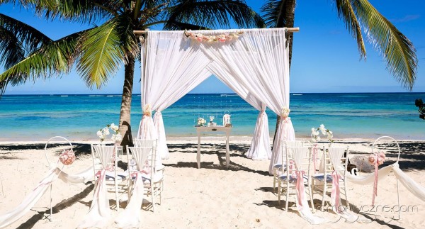 śluby na Karaibach, prywatna plaża
