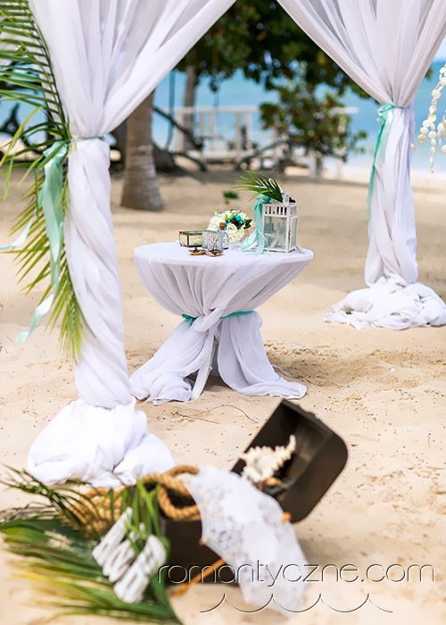 Dodatki do ślubu na plaży