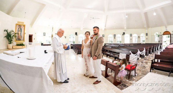 Ślub katolicki w Dominikanie