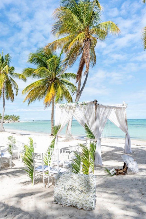 ślub na dominikańskiej plaży