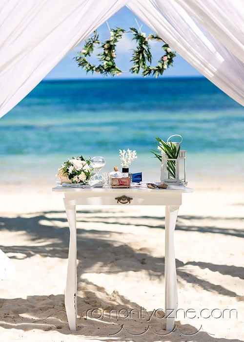 Ceremonie ślubne na dominikańskiej plaży