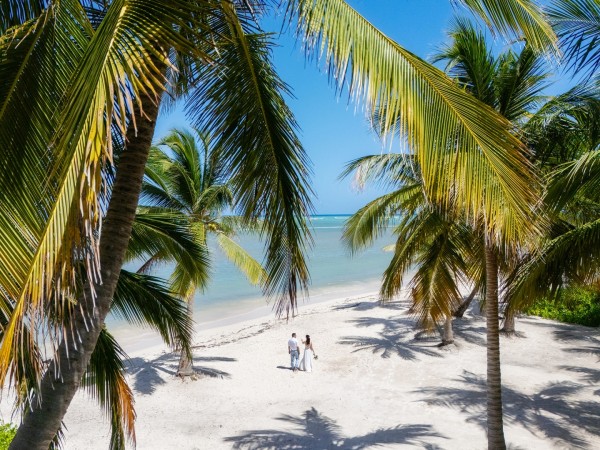 ślubne zdjęcia z drona