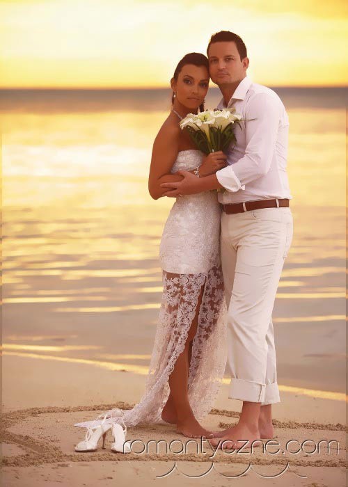 Śluby symboliczne na prywatnej plaży, romantyczne ceremonie