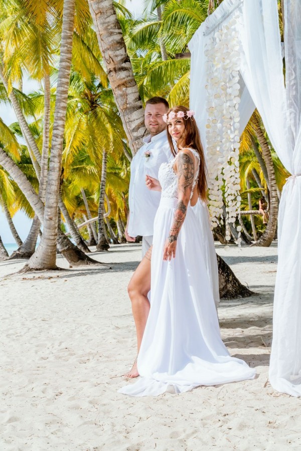Polskojęzyczny fotograf, tropikalne śluby, prywatna plaża, Saona Island, Dominikana