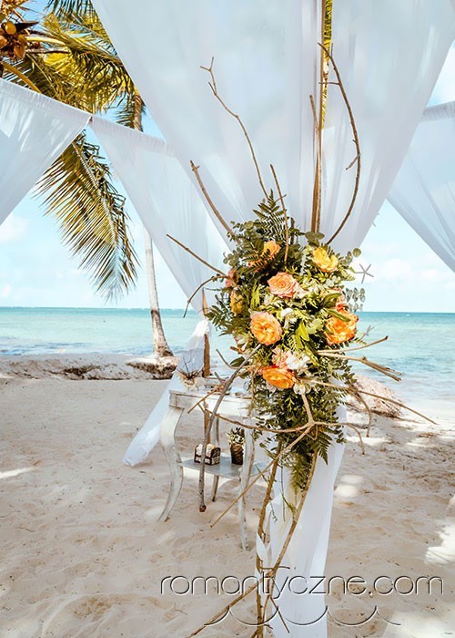 Uroczystości ślubne na plaży, Dominikana