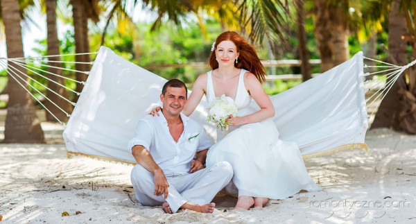 Śluby symboliczne na prywatnej plaży, Karaiby