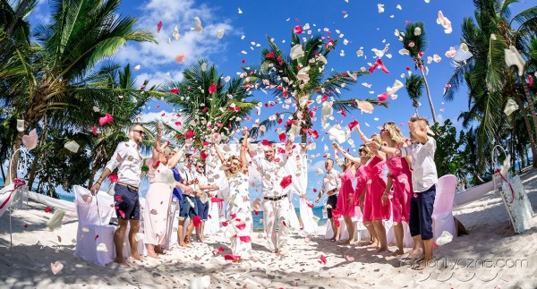 Ceremonie ślubne na rajskiej plaży, organizacja ślubu