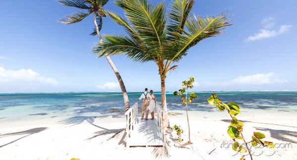 Zaręczyny Saona Island, Dominikana, podróże poślubne na Karaibach