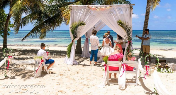 Wyspa Saona, organizacja ślubów na plaży
