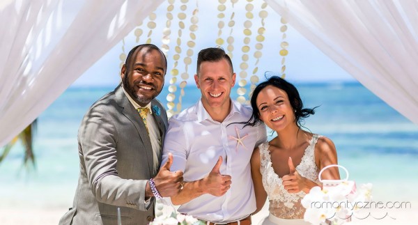 Dominikański ślub na plaży