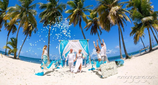 Ceremonie ślubne na dominikańskiej plaży