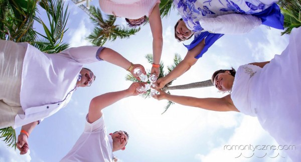Nieszablonowy ślub na dominikańskiej plaży, zagraniczne podróże poślubne