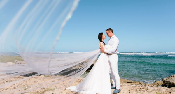 Śluby symboliczne na tropikalnej plaży, organizacja ceremonii