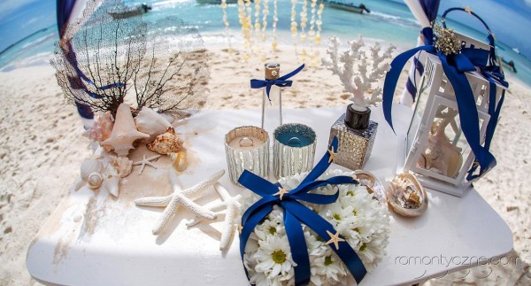 Śluby oficjalne na rajskiej plaży, romantyczne ceremonie