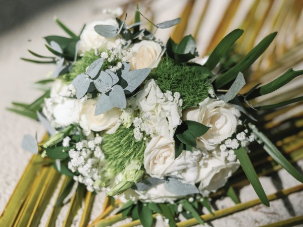 egzotyczny bukiet ślubny