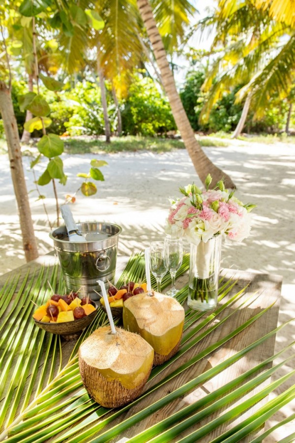 kokosy na plaży