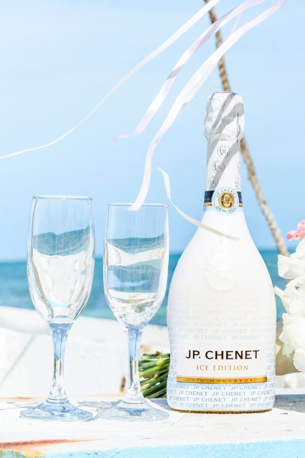 szampan na ślubie